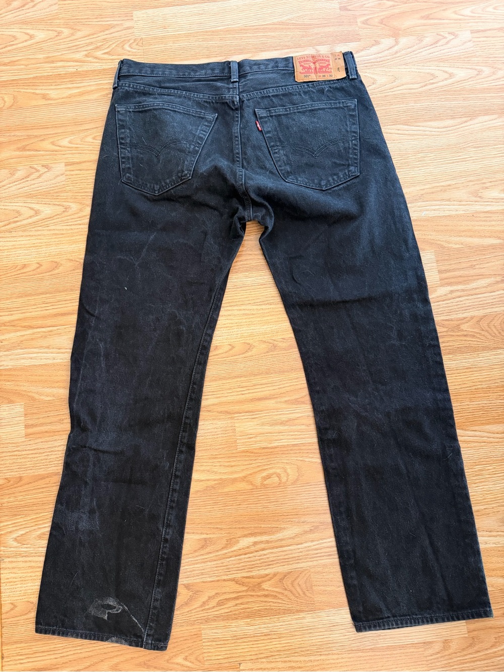 Levi's Black 501 jeans